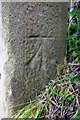 Benchmark on gatepost beside Church Street