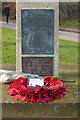 Plaques on Budby War Memorial