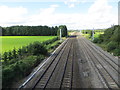SU6078 : Railway towards Gatehampton by Bill Nicholls