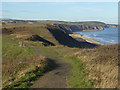 NZ4541 : England Coast Path south of Blackhills Gill by Oliver Dixon