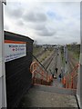 Footpath to Willesden Junction underground station