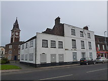 TF4609 : Boarded up apartment block on Nene Quay, Wisbech (Formerly The Old Bell Inn) by Richard Humphrey