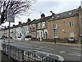 Old terraced houses and one modern one, Purves Road