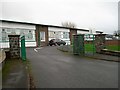 The main entrance to St Colmcilles High School