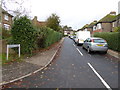 Looking north into Howard Road