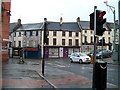 Georgian houses at the junction of Church Street and English Street in Downpatrick