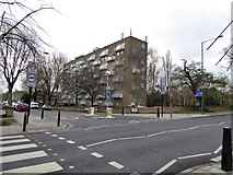 TQ2484 : Apartment block, Winchester Avenue, NW6 by David Smith
