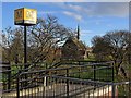 Church of St Simon near Simonside Metro Station