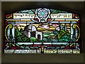 SJ8499 : Spanish and Portuguese Synagogue, Stained Glass Window (Rachel's Tomb) by David Dixon