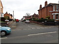 Junction of Corbett Street with Worcester Road, Droitwich