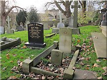 SD7336 : Whalley parish church: war grave by Stephen Craven