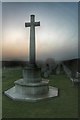 TG2724 : Cross of sacrifice, Scottow cemetery by Inkedmik