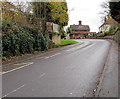 Newport Road towards the Shrewsbury Arms, Albrighton