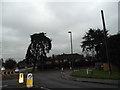 Lower Road at the junction of The Ridgeway