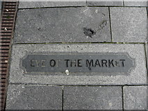 H3497 : "Eye of the Market" plaque, Strabane by Kenneth  Allen