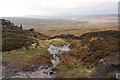SK2285 : Small stream going over Stanage Edge by Bill Boaden