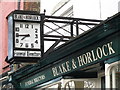 Clock on Blake & Horlock, Funeral Directors, Silver Street, EN1