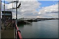 TQ8983 : Looking back at Southend from the pier by Oliver Mills
