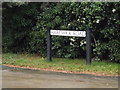 TL3656 : Hardwick Road sign by Geographer