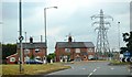 Road, Roundabout and pylon