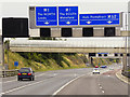 M62 Approaching Junction 29 (Lofthouse Interchange)