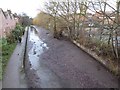 Drained Worcester and Birmingham Canal