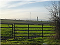 TL1293 : Field gates and farmland west of Peterborough by Richard Humphrey
