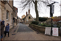 TF0307 : Maiden Lane off High Street, Stamford by Ian S