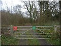 Gated entrance to St John