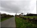 Looking up Pontop Pike Lane, Dipton