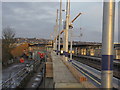 Finishing landscaping to the re-located Railway Station