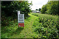 SP3927 : Temporary path diversion near Tracey Farm by Bill Boaden