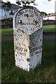 Milestone beside the A6069 at Broughton Grove junction