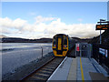 SH6137 : A Pwllheli bound train leaves the rebuilt Llandecwyn Station by John Lucas