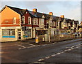 Row of shops, Eveswell, Newport