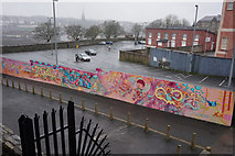 C4316 : Street Art off Bishop Street Within, Londonderry / Derry by Ian S