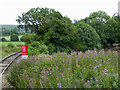 Railway trackside south-east of Leek, Staffordshire