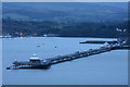 SH5873 : Bangor pier in the early morning by Oliver Mills