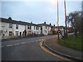 Brooklands Lane at the junction of Brooklands Road