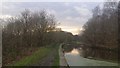 Manchester Bolton & Bury Canal at sunset