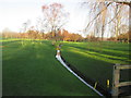 Stream  through  the  middle  of  Brough  Golf  Course