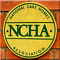 National Care Homes Association plaque, Culver Street, Newent