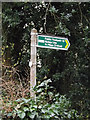 Footpath sign