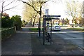 Bus stop on Woodside Road