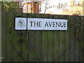 TM1645 : The Avenue sign by Geographer