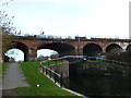 Mersey Rail viaduct over the Stanley Dock locks