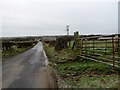 View down Knitsley Lane to High Knitsley