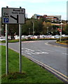 Vehicle directions sign, Euston Way, Telford