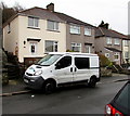 JRM Electrical Services van, Graig Park Hill, Malpas, Newport