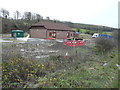 Construction work at Lower Standen Pumping Station, Lower Standen, Alkham Valley Road